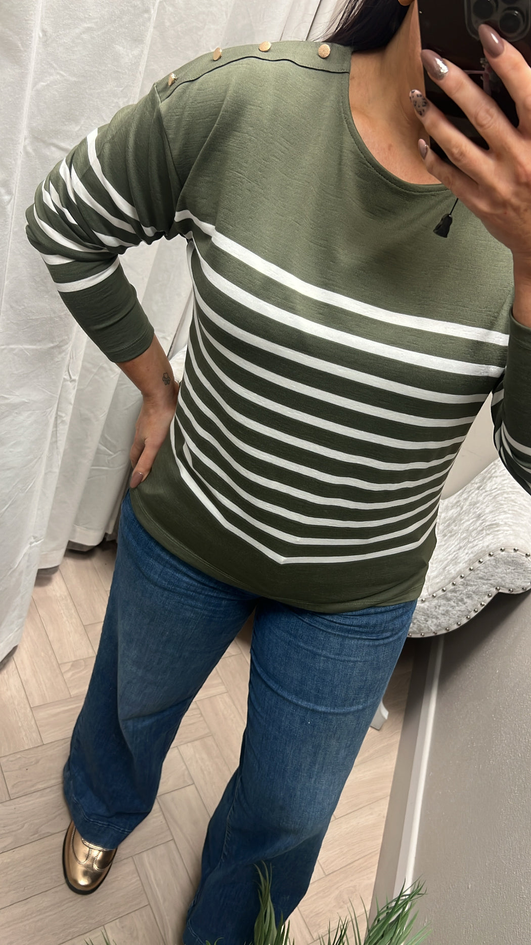 Venice jumper moss green