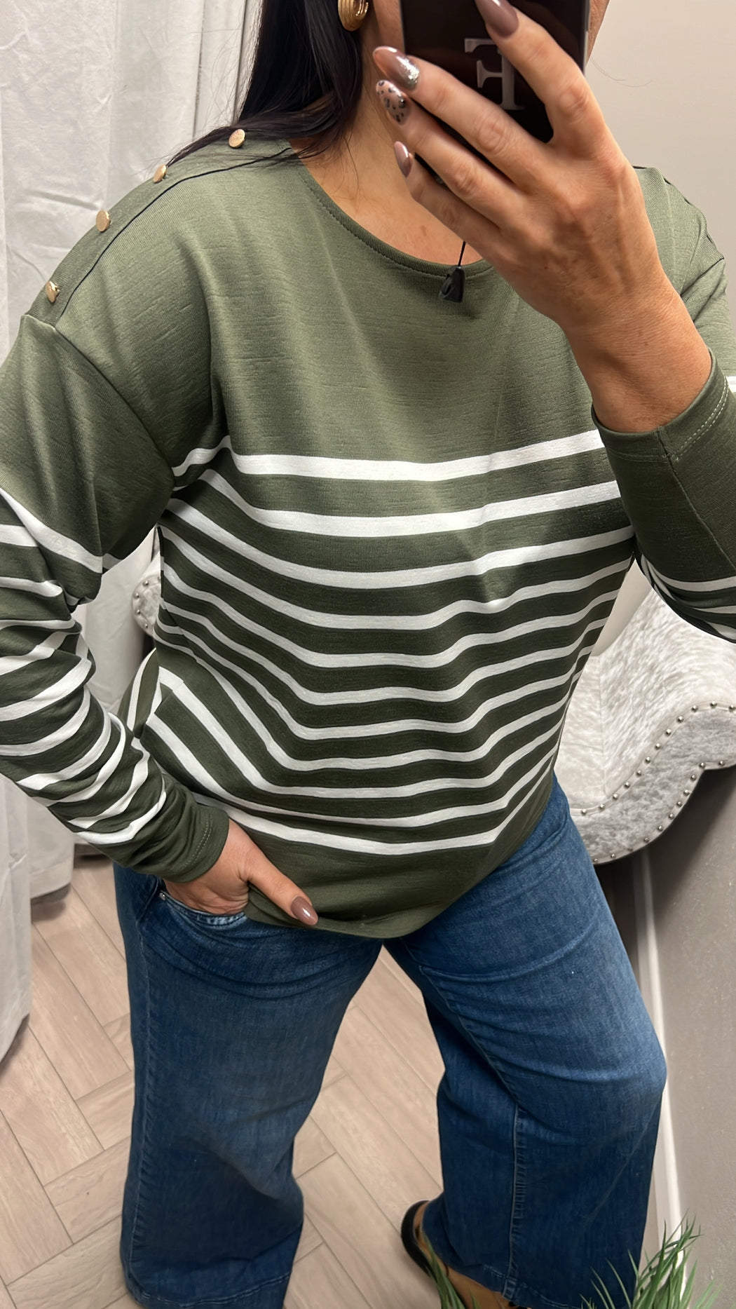 Venice jumper moss green