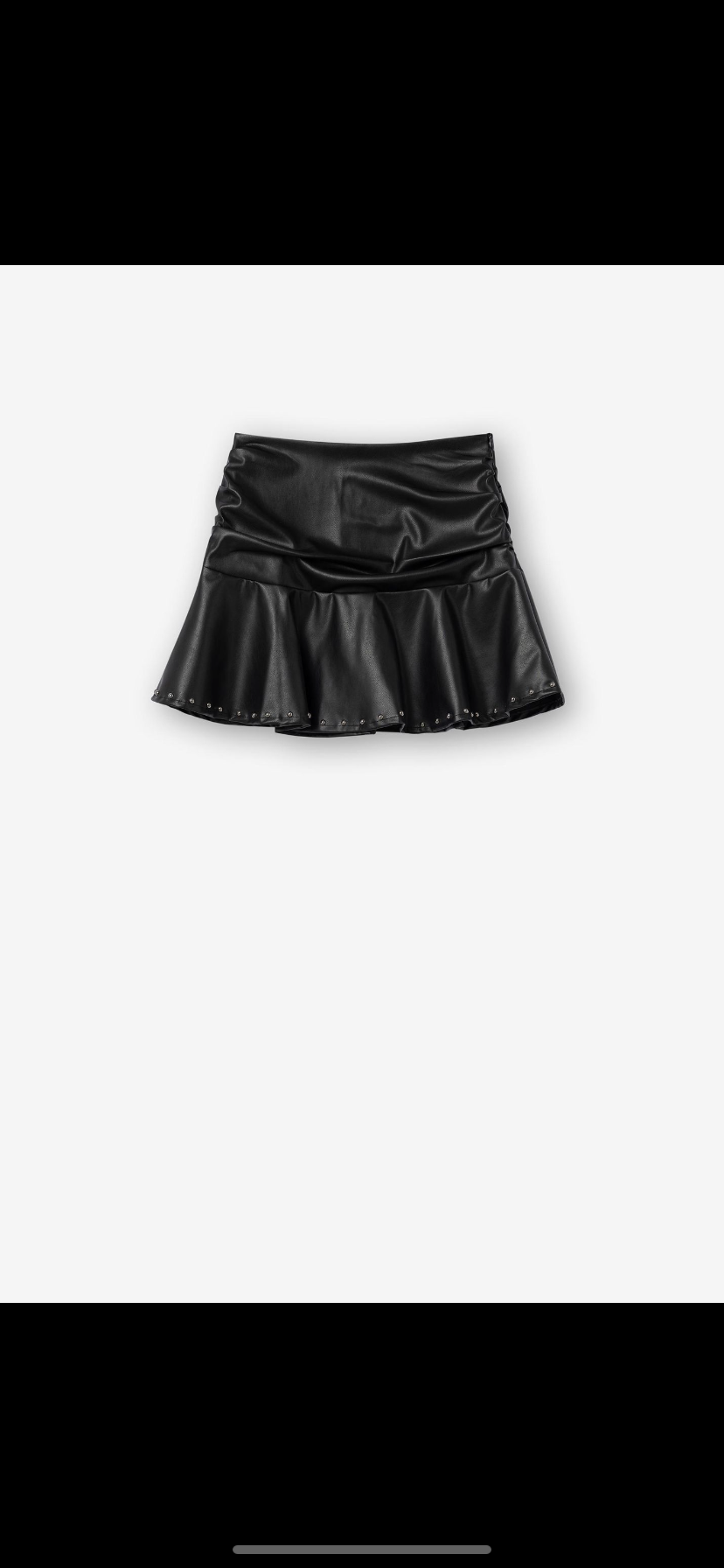 Leila faux leather skirt