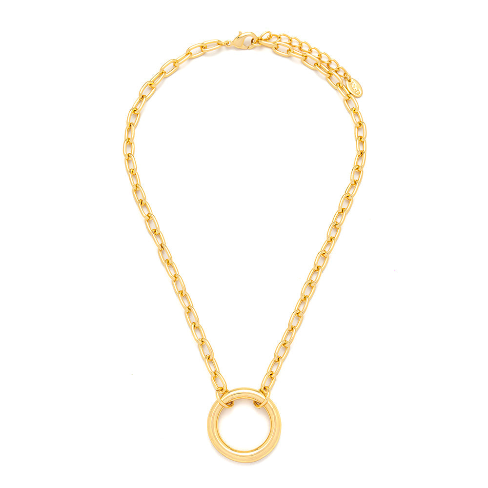 CIRCLE CENTRE PIECE NECKLACE