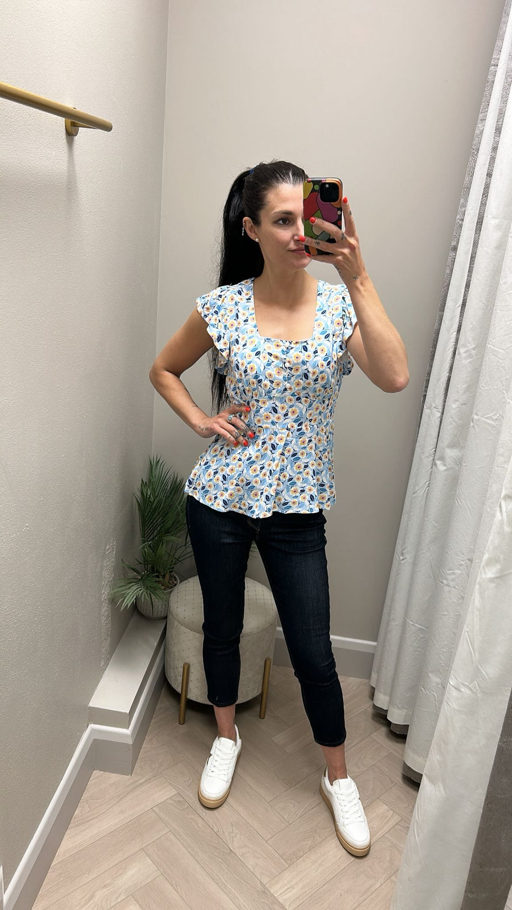 Tamara top blue