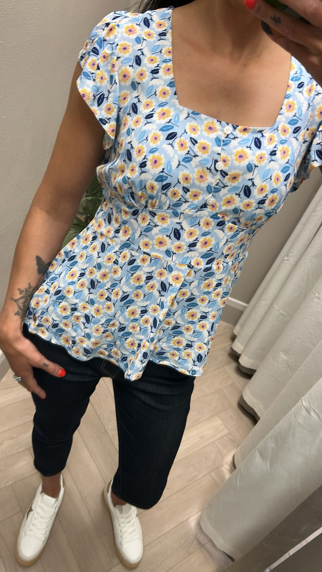 Tamara top blue