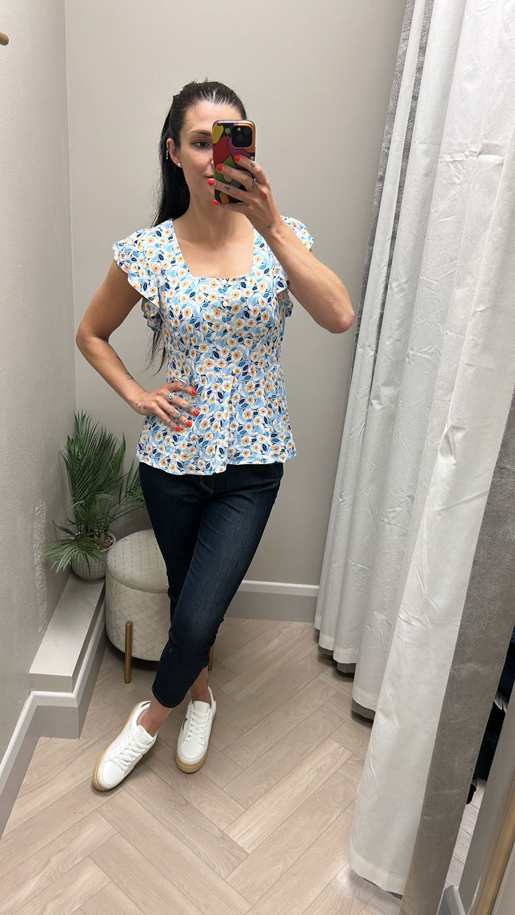Guess shape up Capri skinny jeans W5GA80D5B43