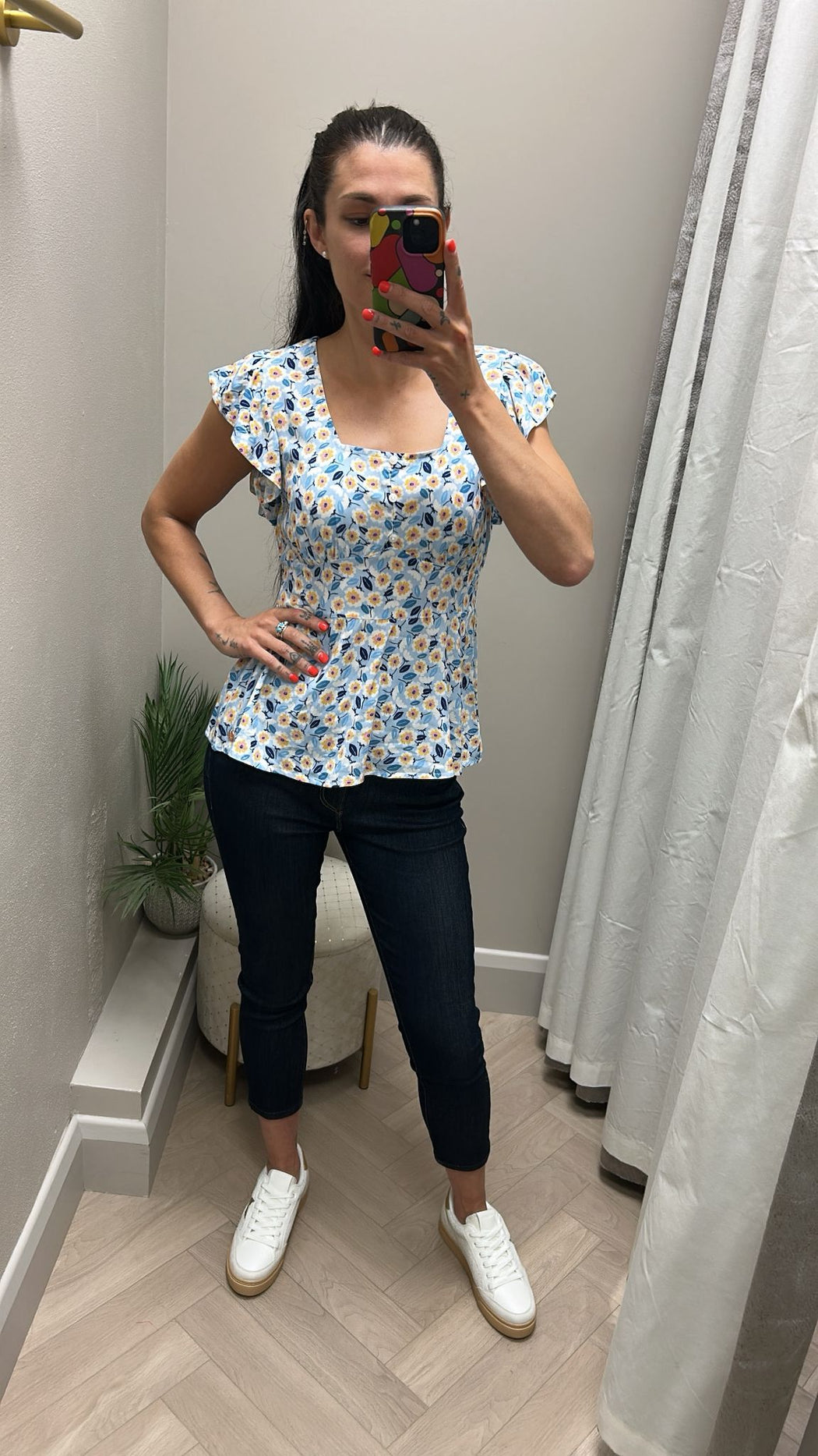 Guess shape up Capri skinny jeans W5GA80D5B43