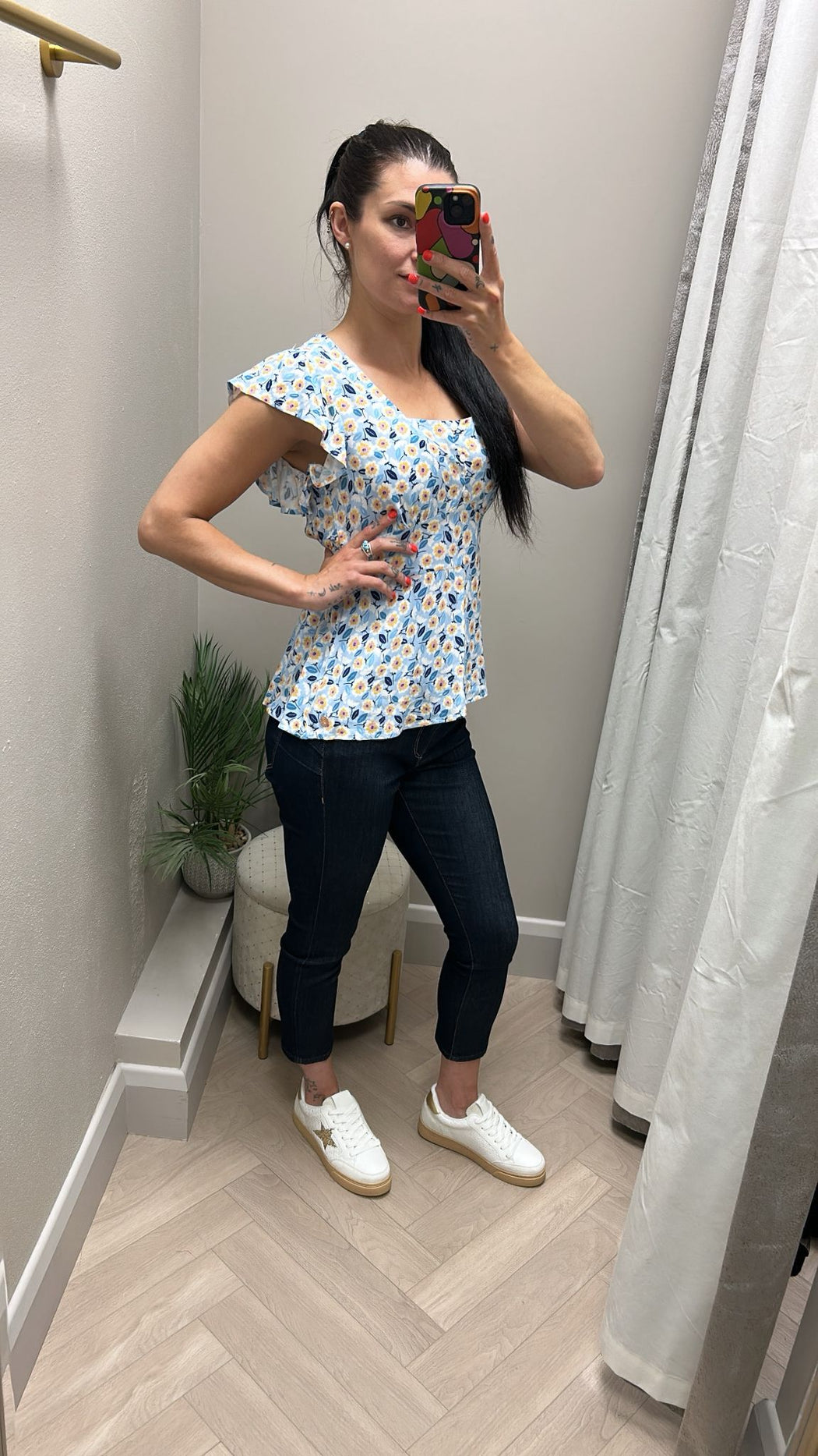 Guess shape up Capri skinny jeans W5GA80D5B43