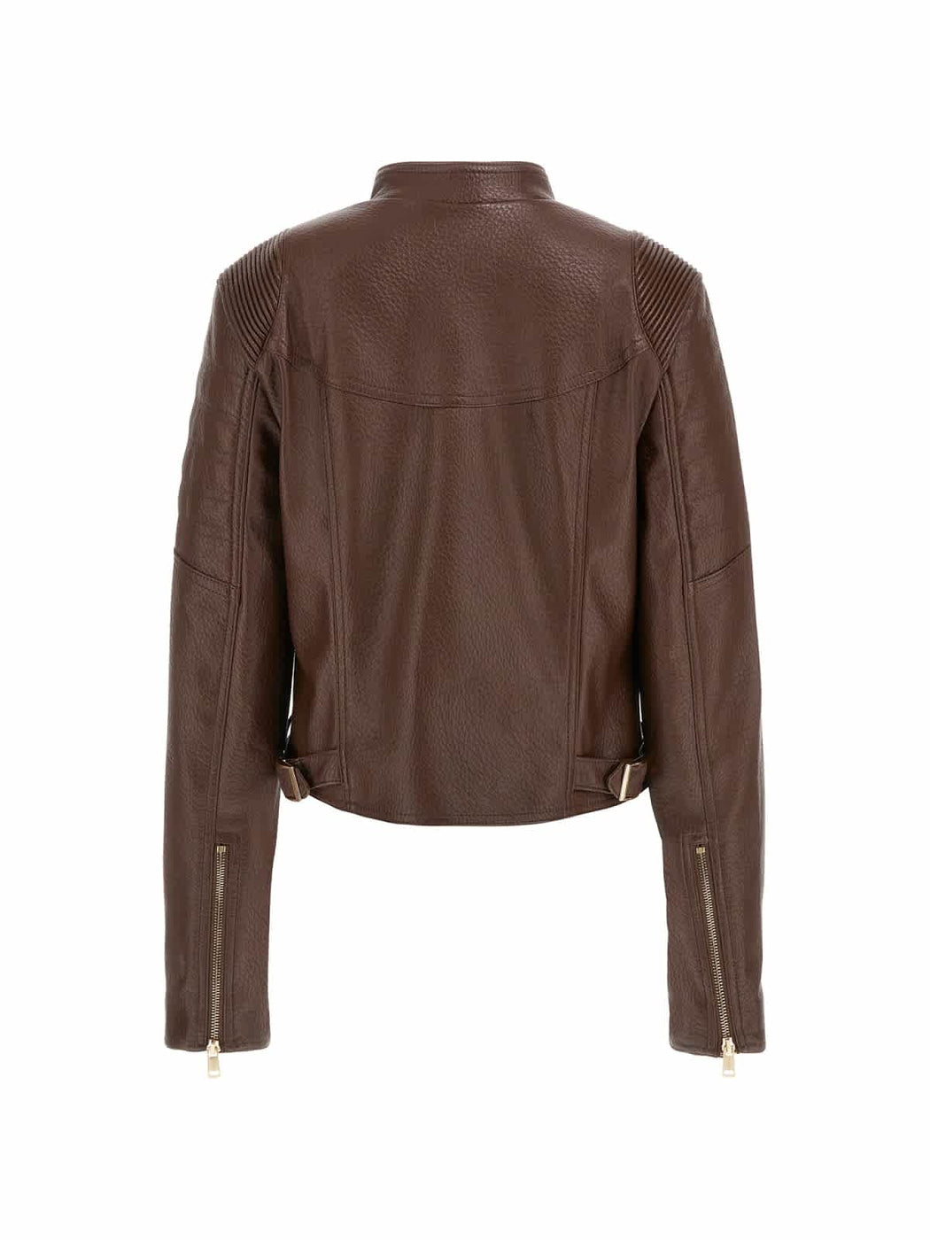Guess jeannine chocolate brown pu jacket
