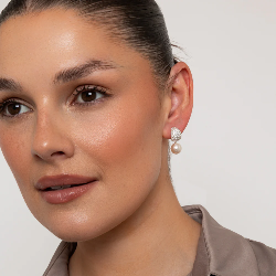 CLASSIC FAUX PEARL EARRINGS T568EZF