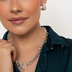 LYANNA SILVER NECKLACE T632NCB