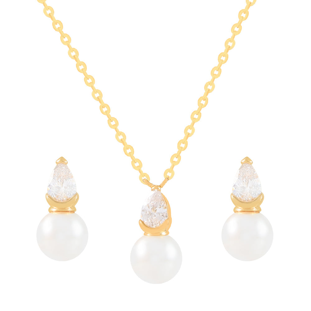 THE PINK BOX CRYSTAL PEARL SET