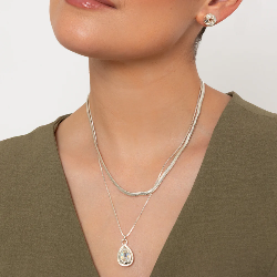 RUSSIAN KNOT SILVER EARRINGS. T623ECB