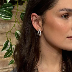 MARIANNA SILVER EARRINGS.T619ECB