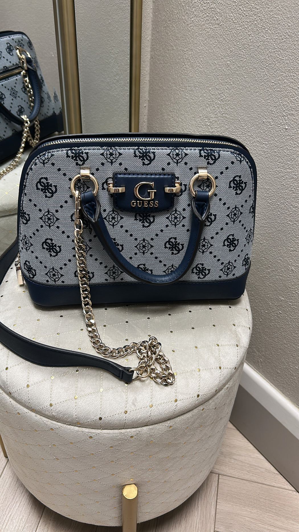Guess Navy logo NEDA Bag JP965405