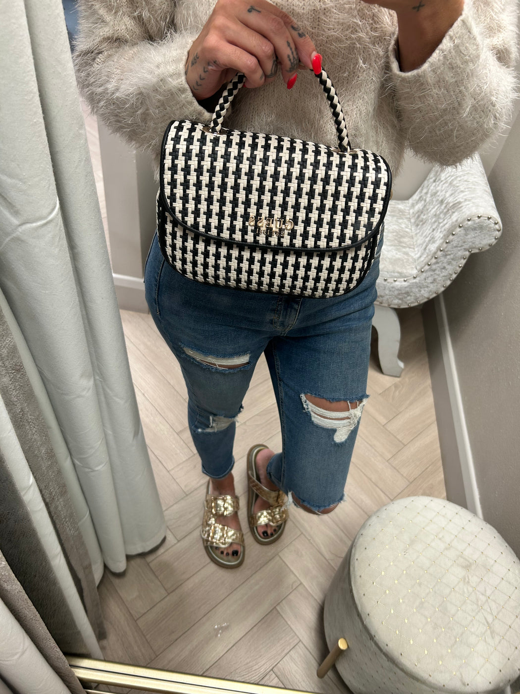Guess Black Multi MIREMA Bag. WG963120