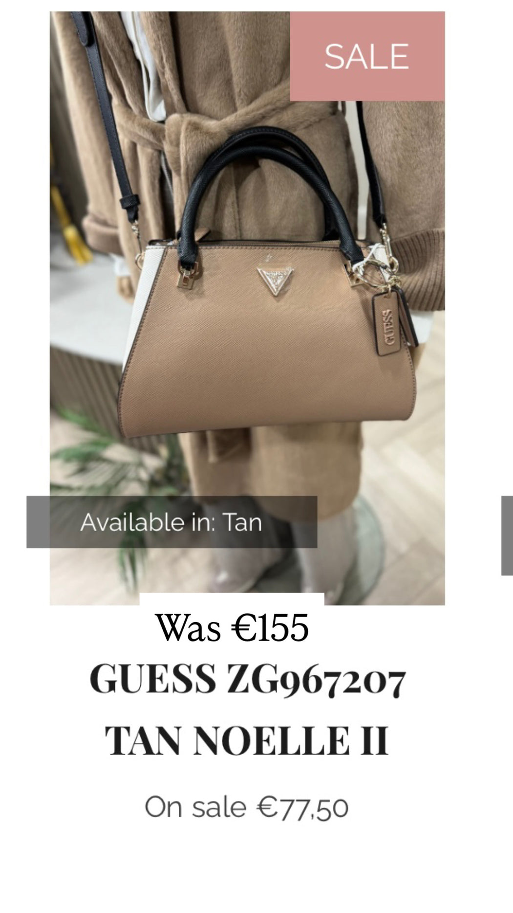 Guess ZG967207 TAN NOELLE II