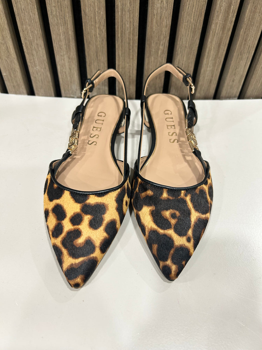 Guess Animal print sling backs FLTFRYLEP05