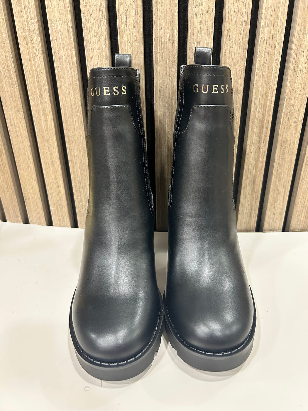 Guess Black Logo Boots FLFNLLELE10