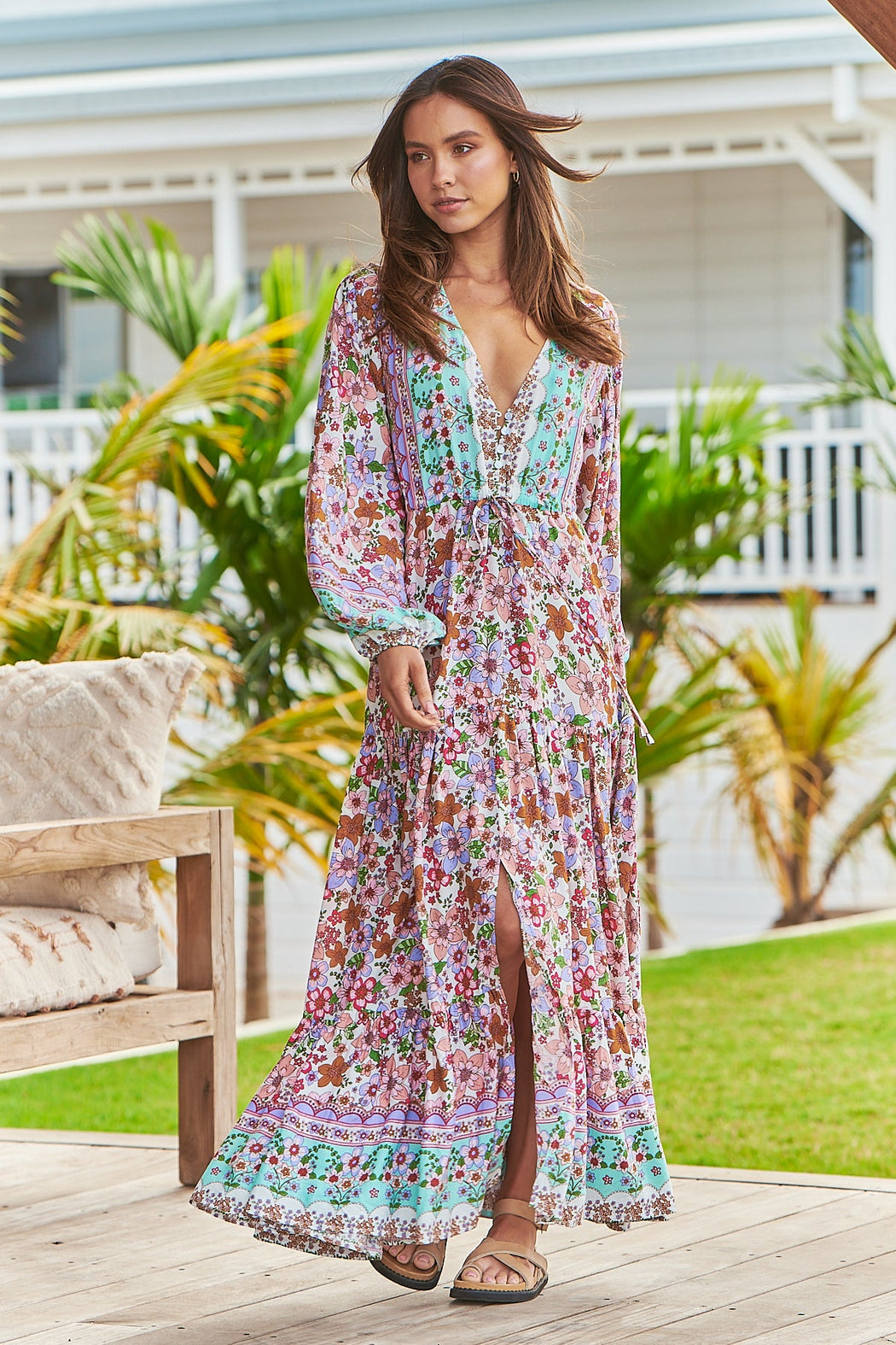 Provence print Teresa maxi