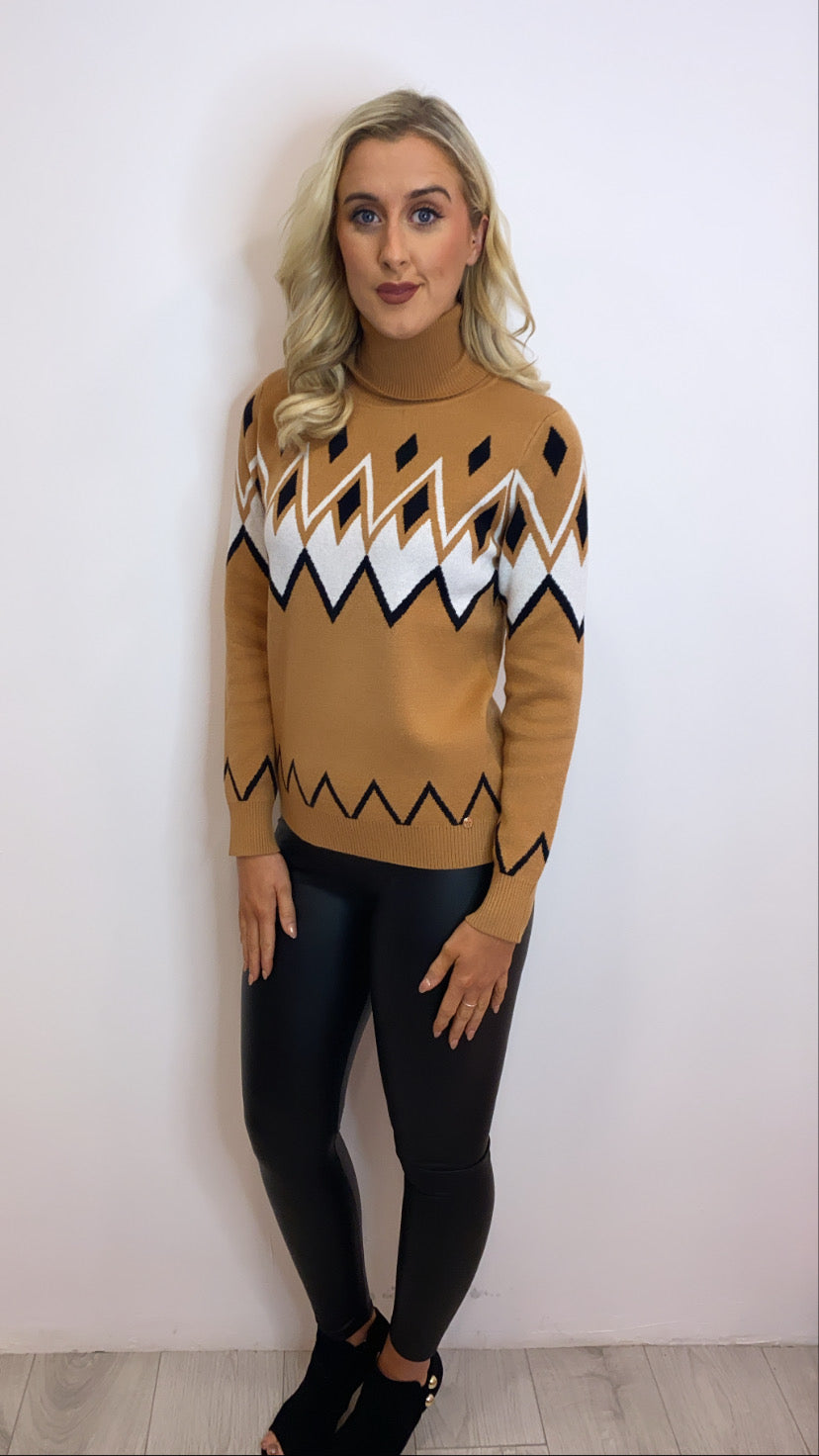 Cammello rust sale knit jumper