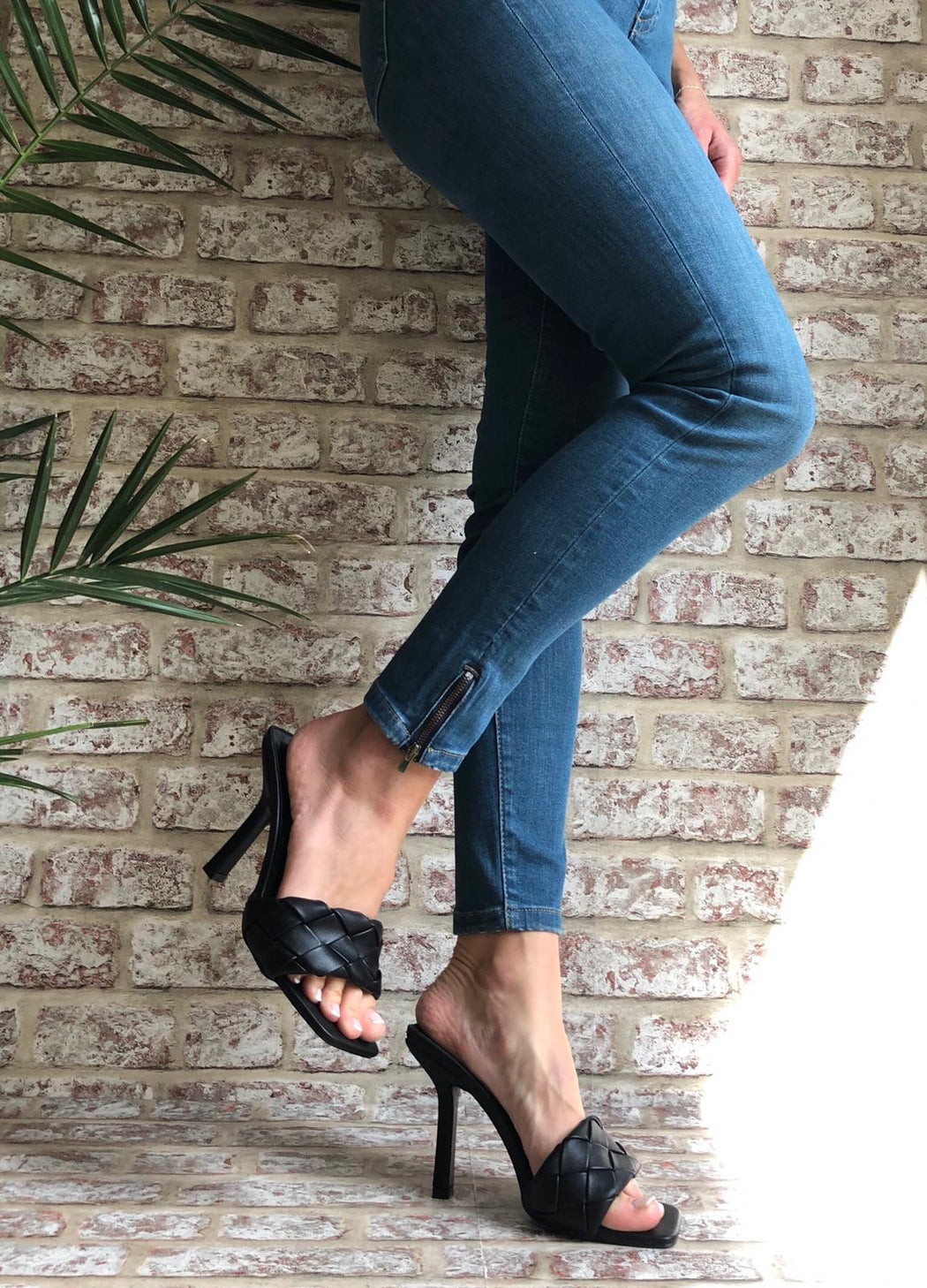123389 Salsa Sale Push In Secret Glamour High Waist Jeans with Zips