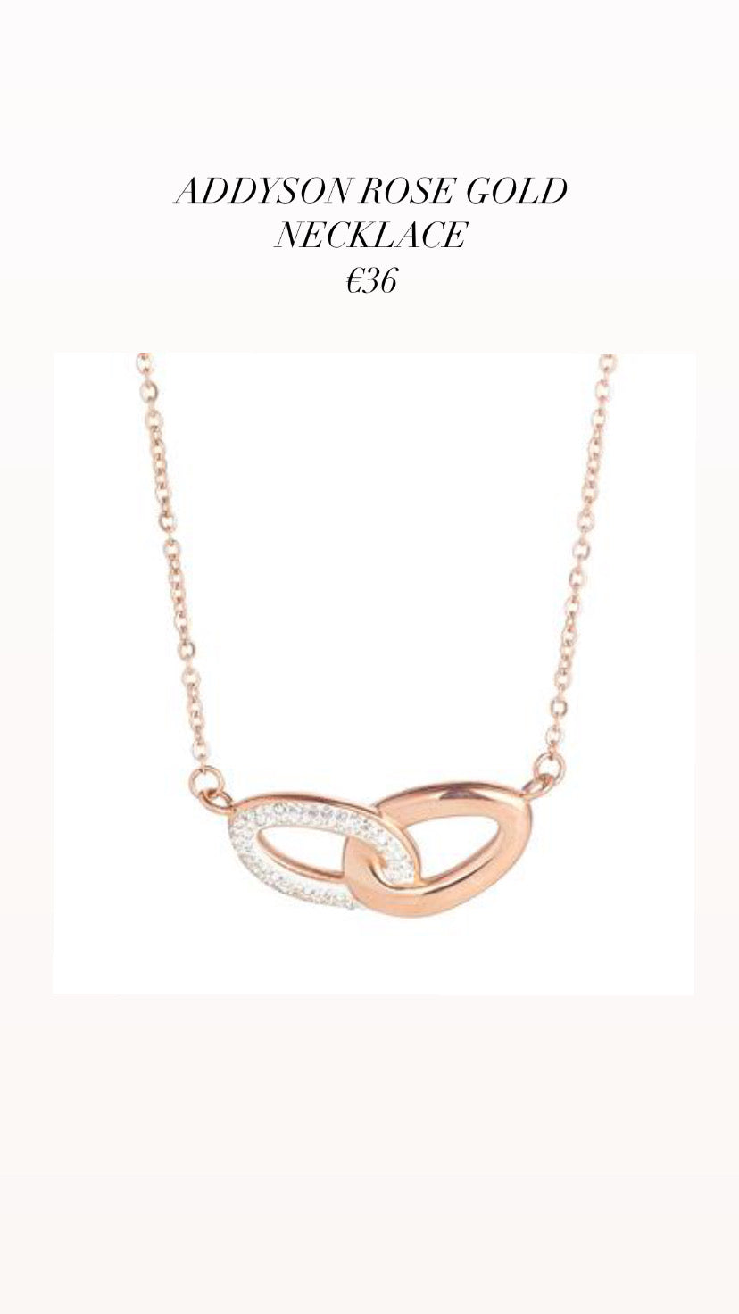ADDYSON ROSE GOLD NECKLACE