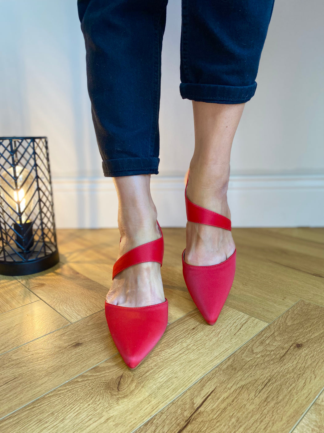 Lipstick red Castlemartyr heels