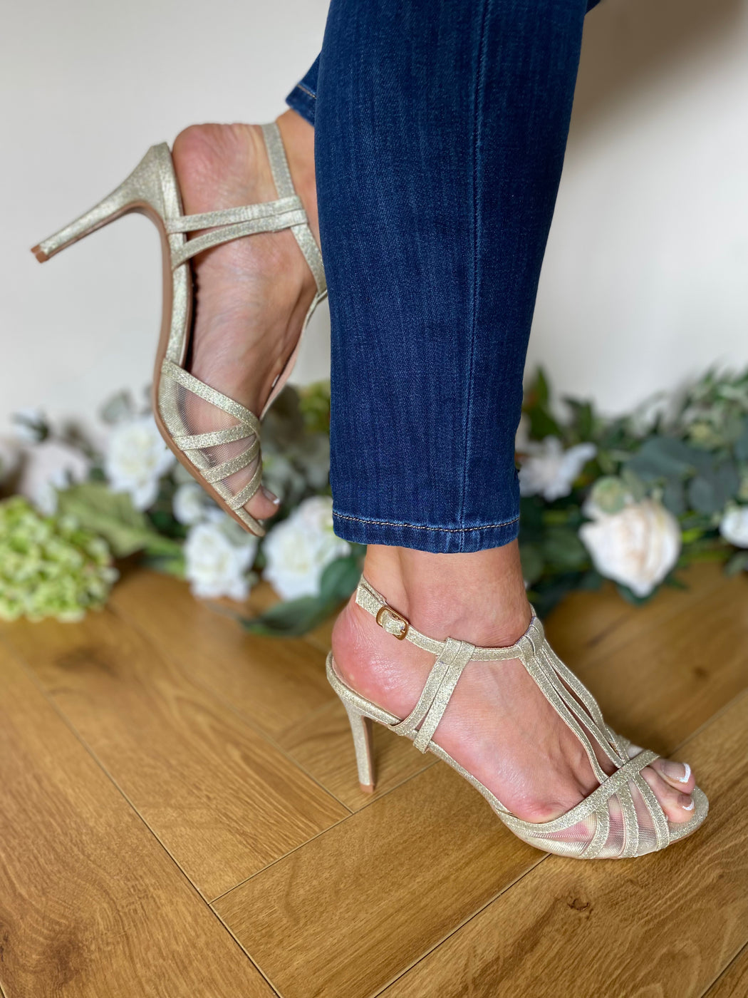 Gold Warwick boyne heels