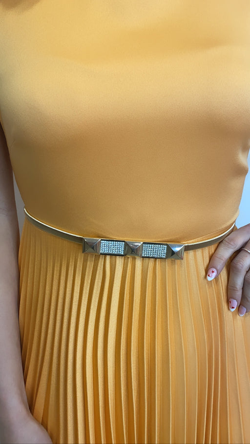 Gold diamanté waist belt