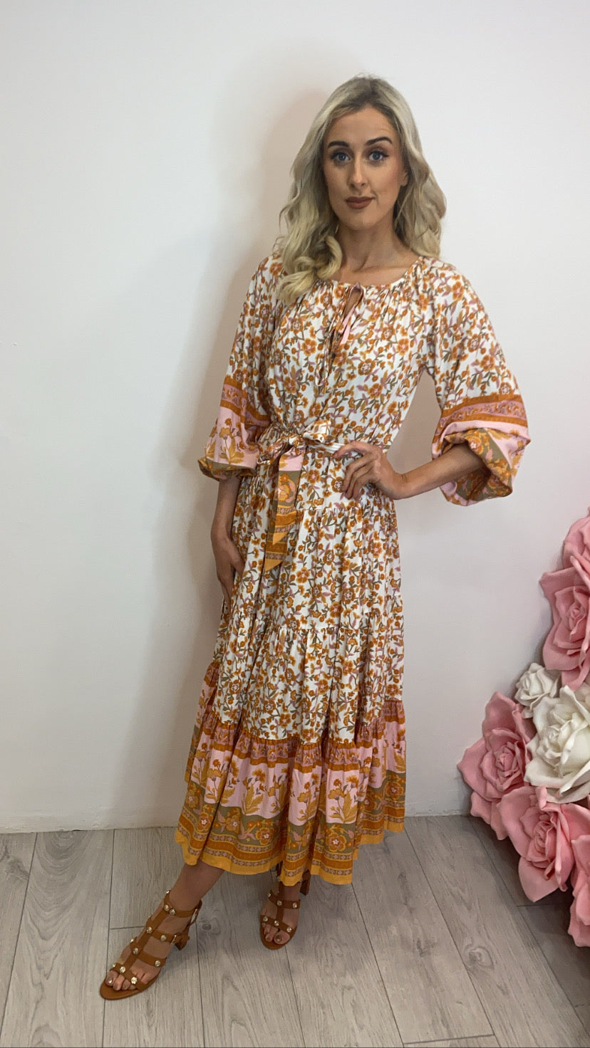 Boho maxi dress ireland Clearance
