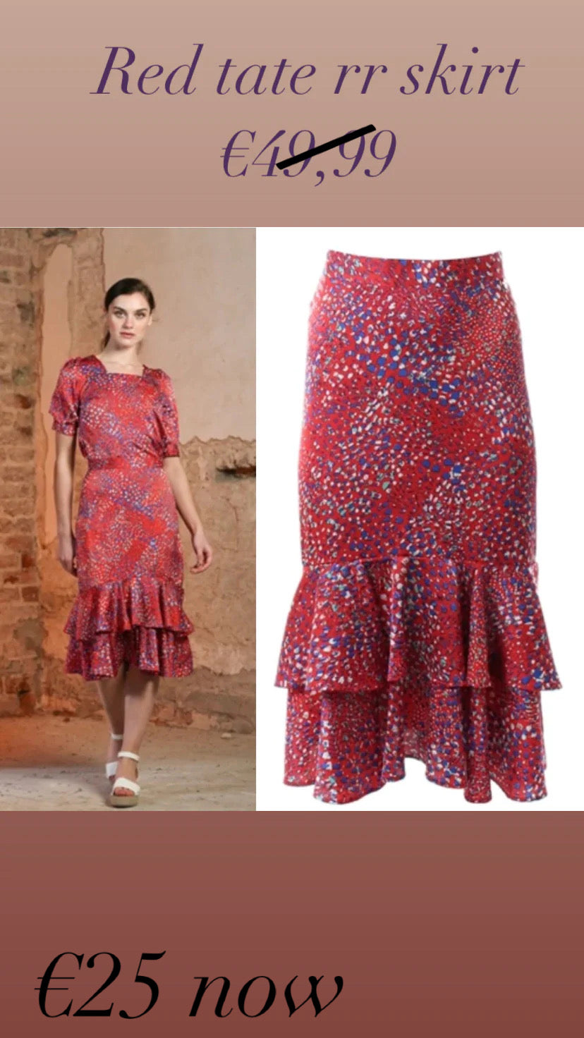 Red tate rr skirt
