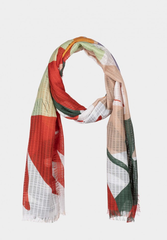 Vita print scarf
