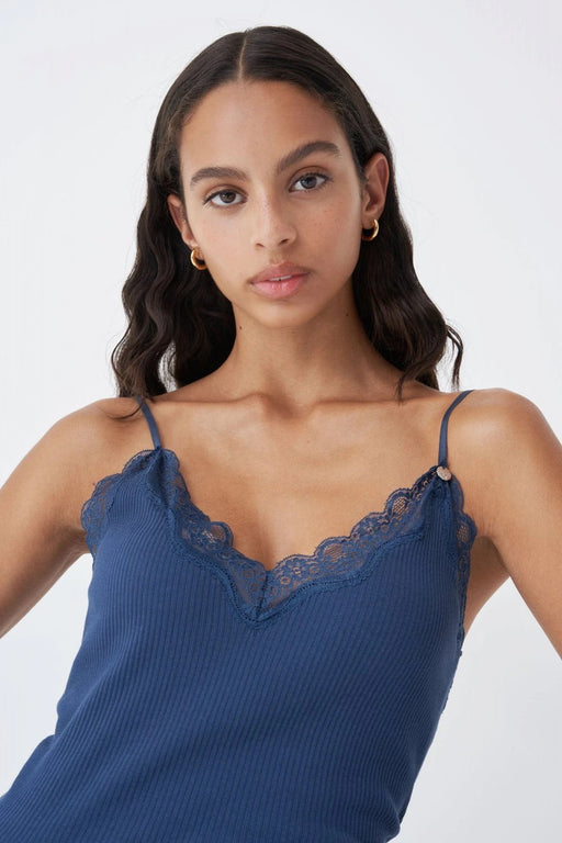 124101 NAVY SALSA LACE TOP WITH ADJUSTABLE STRAP SALE