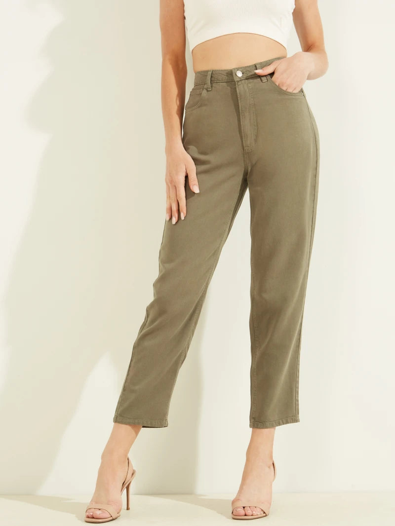Mom top jeans guess