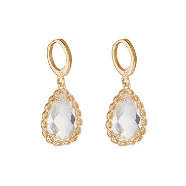 ADELINE CLEAR CRYSTAL EARRINGS