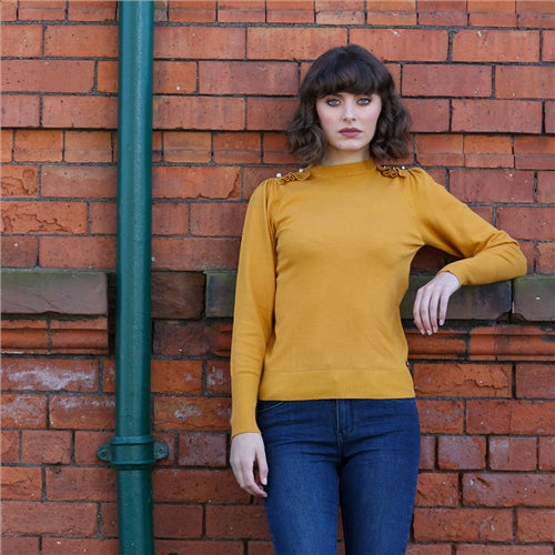 Mustard Pauline jumper sale
