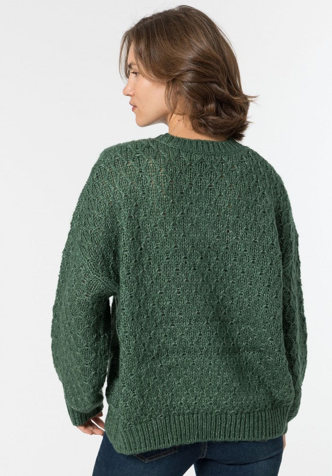 Lunes green tiff knit