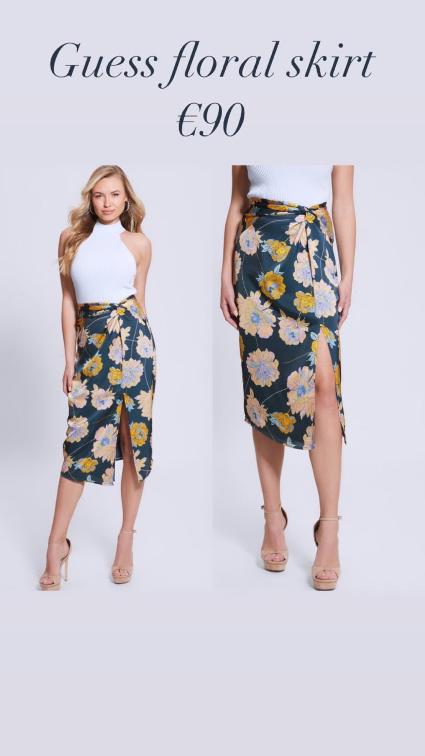 Guess floral skirt