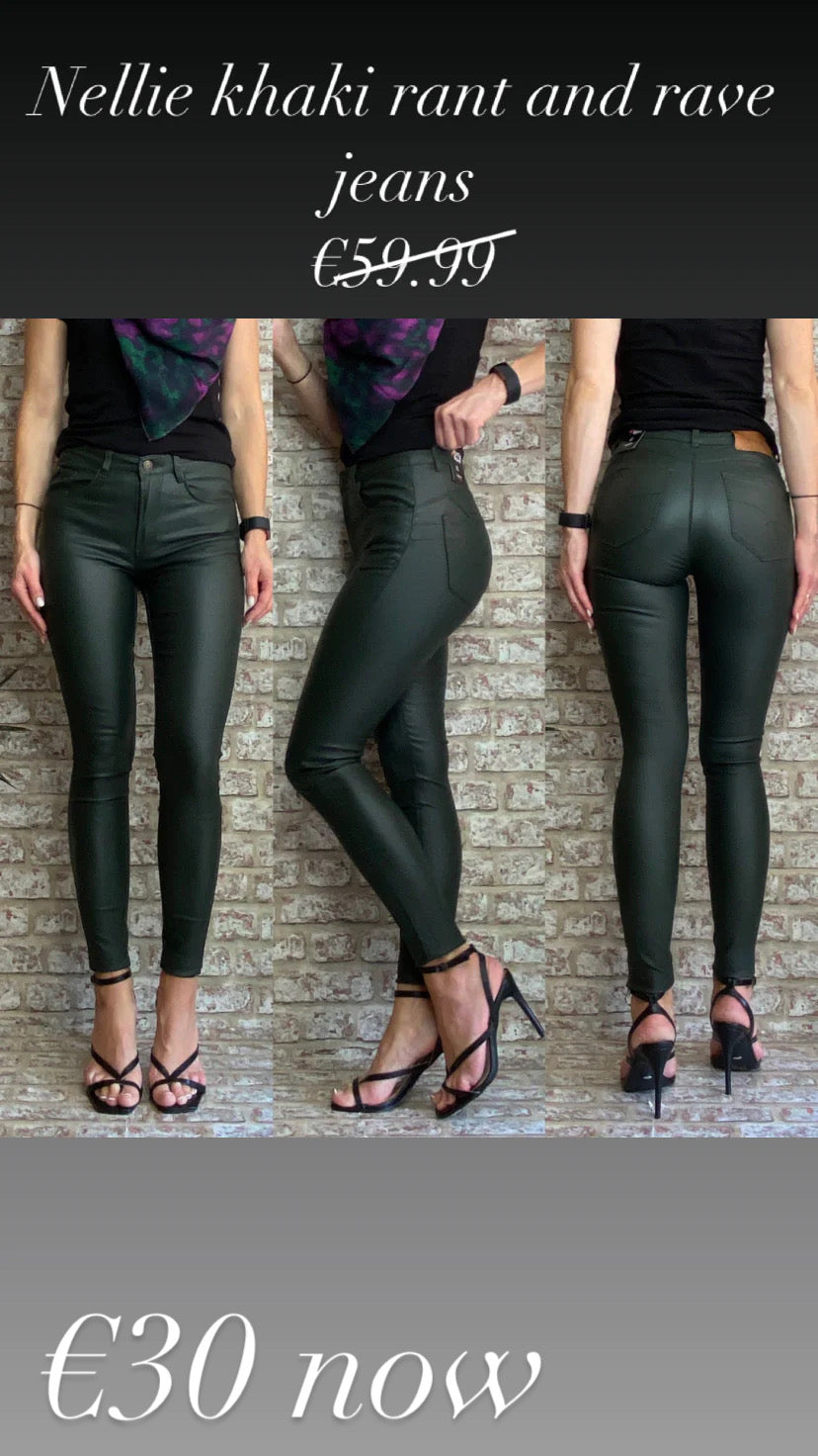 Nellie khaki rant and rave jeans