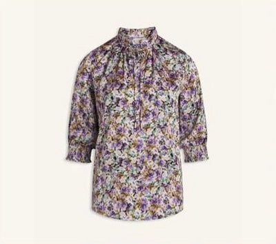 Love639 floral shirt top