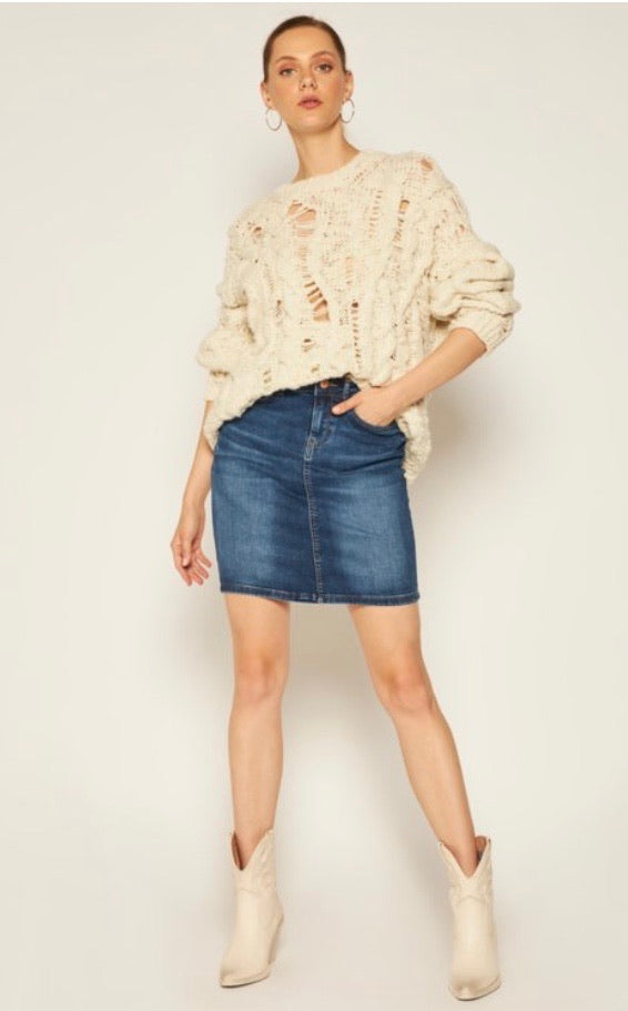 Asia vintage denim skirt guess sale